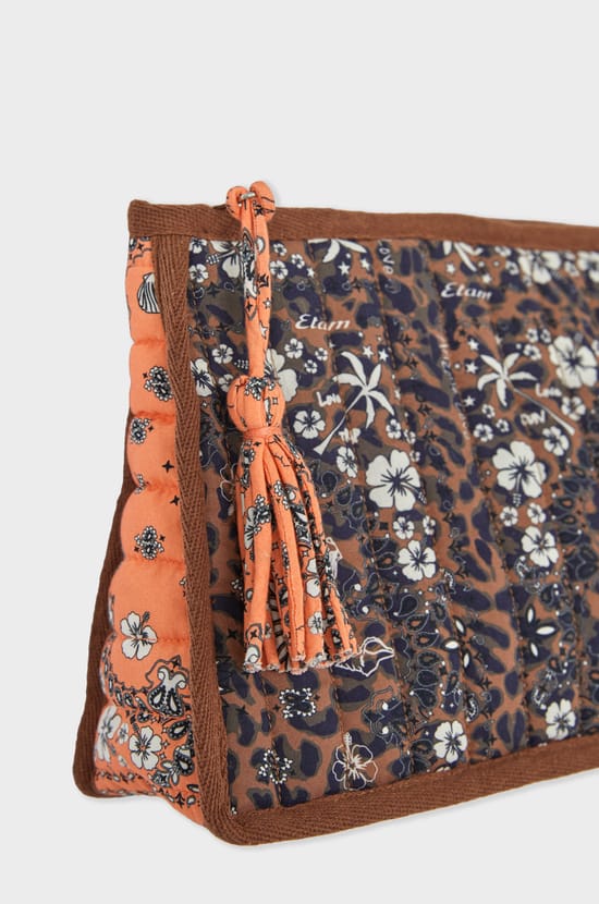 Printed Cotton Pouch;${refinementColor}