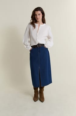 Textured Cotton Shirt;${refinementColor}