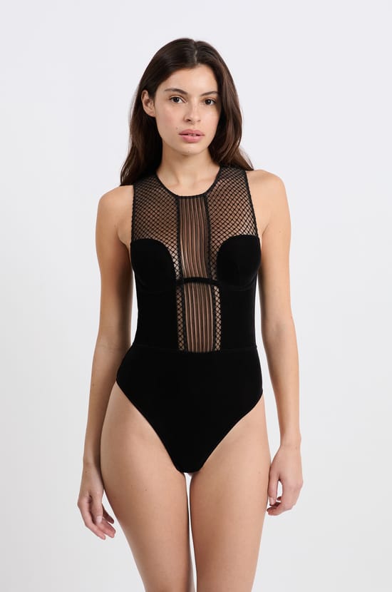 Body en tulle;${refinementColor}