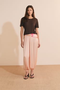 T-shirt col rond manches courtes;${refinementColor}