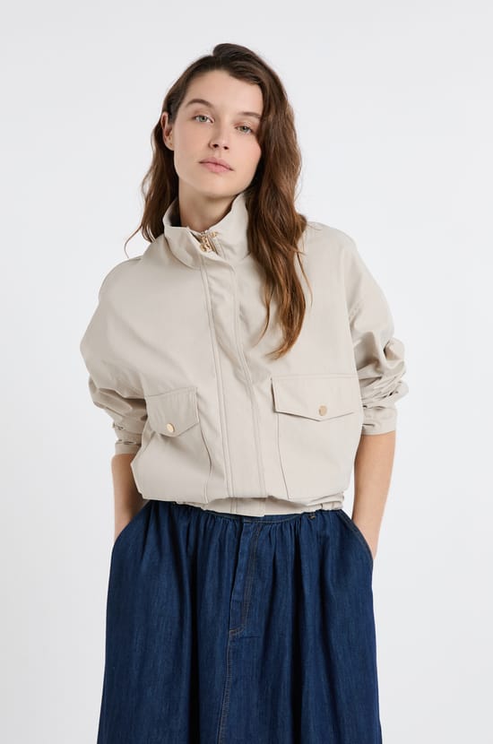 Jacket with Gold Details;${refinementColor}