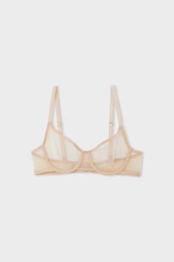 Soutien-gorge balconnet en tulle;${refinementColor}