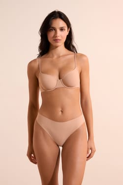 Tanga high leg en microfibre;${refinementColor}
