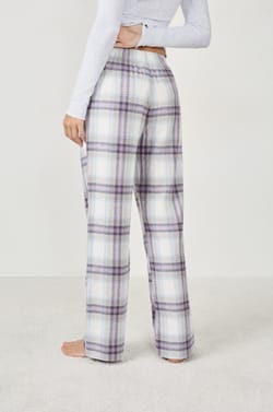 Checkered Pajama Pants;${refinementColor}