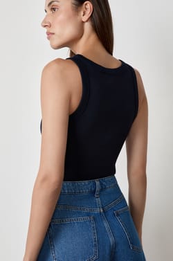Ribbed Tank Top;${refinementColor}