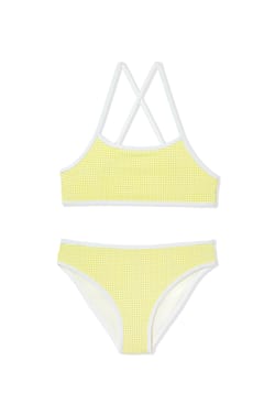Maillot de bain 2 pi&egrave;ces motif vichy pour enfant;${refinementColor}