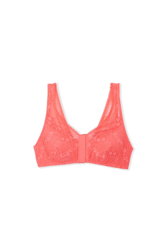 Soutien-gorge brassi&egrave;re sans armatures post-mastectomie avec ouverture devant;${refinementColor}