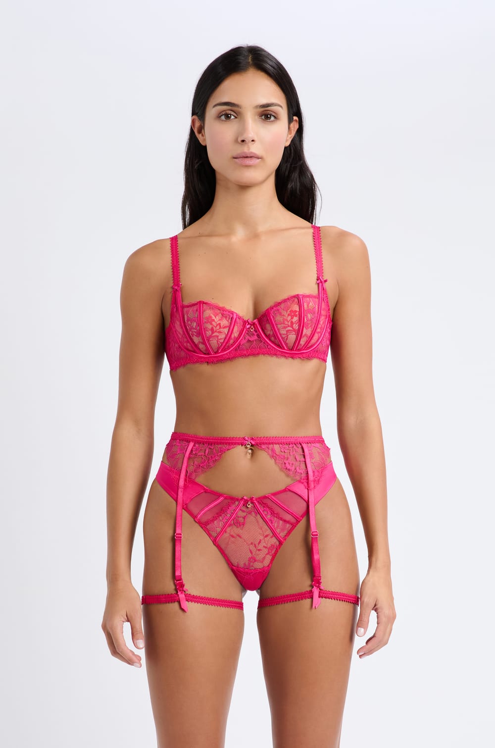 Liguero de encaje;${refinementColor}