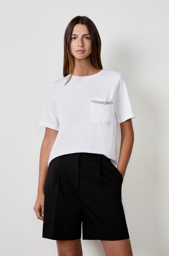 T-shirt with Front Pocket;${refinementColor}