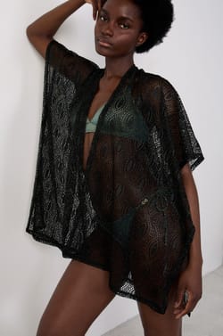 Openwork Kimono;${refinementColor}
