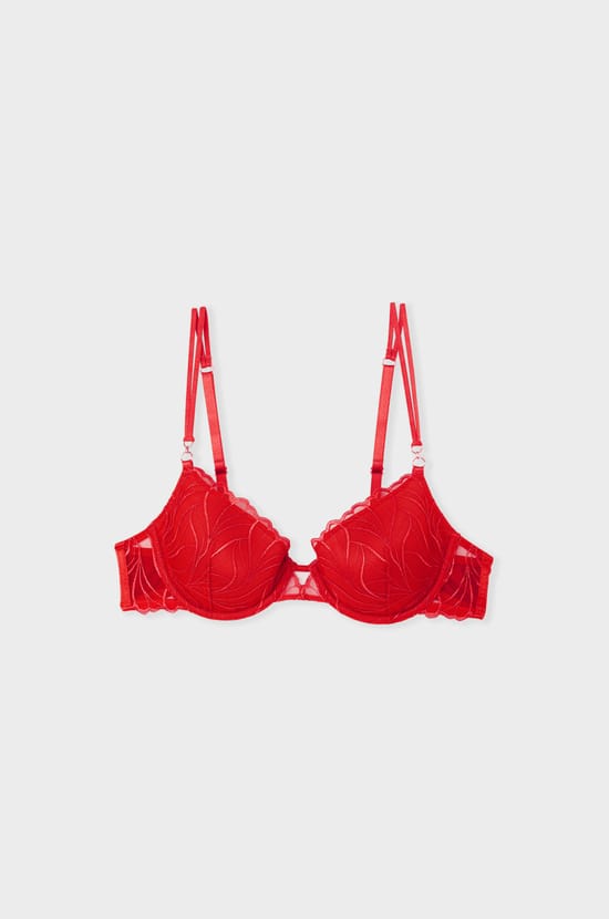 Soutien-gorge N.4 - Le coques fines en broderie florale;${refinementColor}
