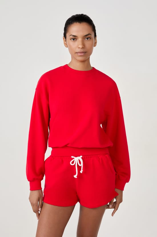 Katoenen sweatshirt met lange mouwen;${refinementColor}