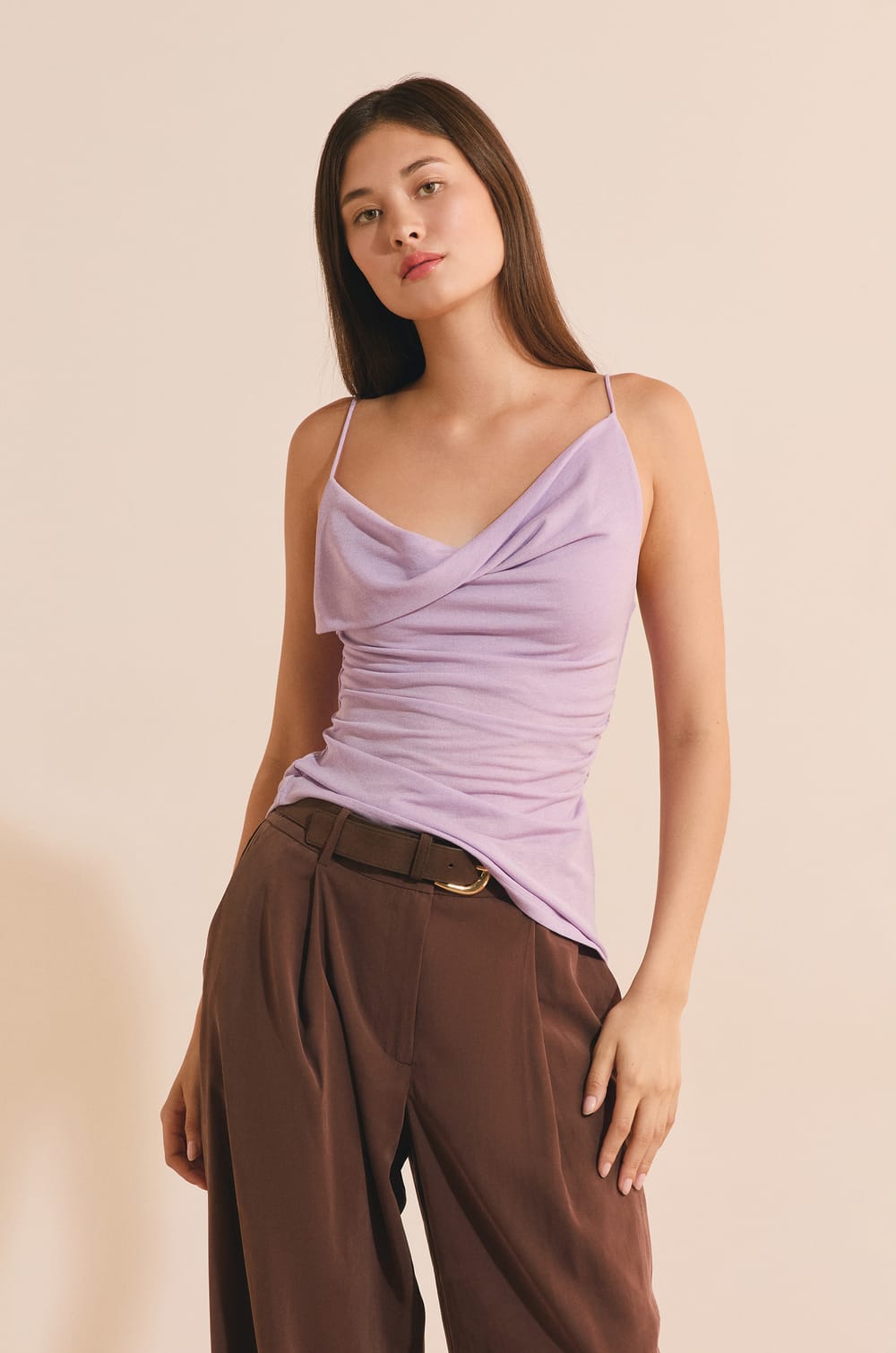 Top col V drap&eacute;;${refinementColor}