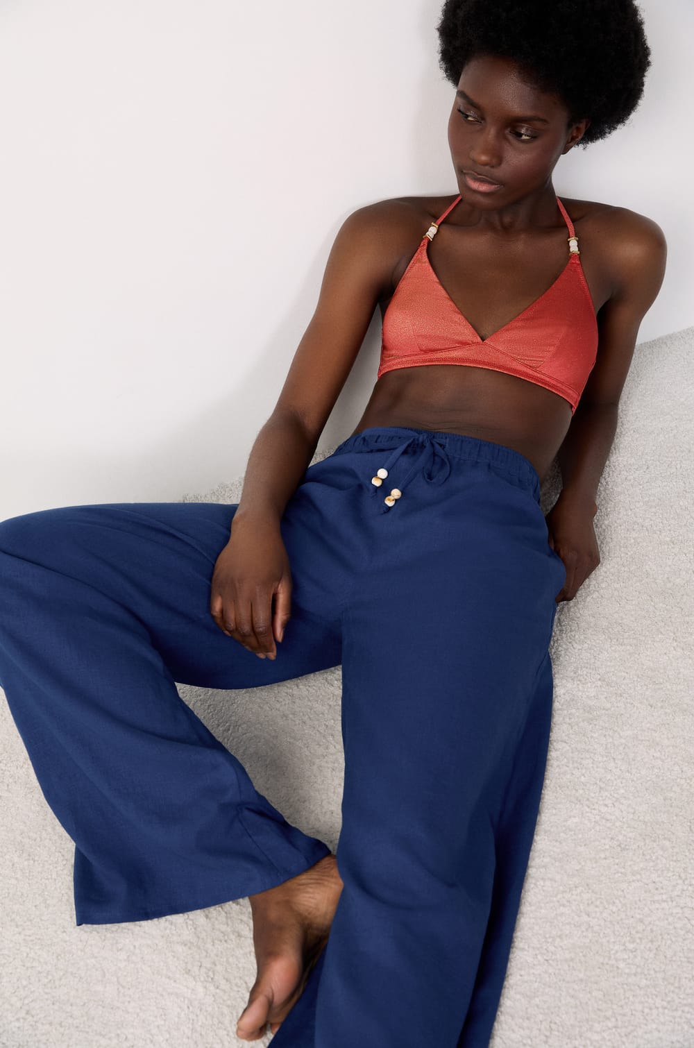 Wide Beach Trousers;${refinementColor}