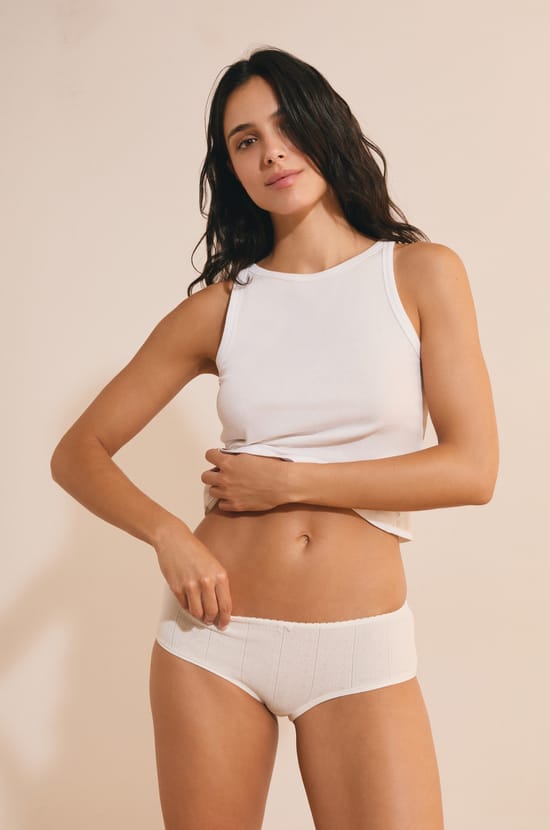 Shorty en coton;${refinementColor}