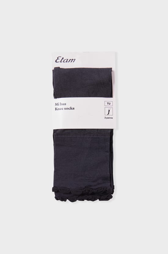 2 pairs of sheer knee-highs - 15D;${refinementColor}