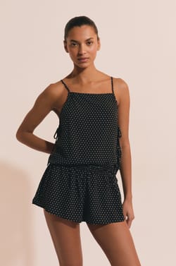 Top de pyjama &agrave; pois;${refinementColor}