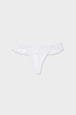 Floral Tulle Thong;${refinementColor}