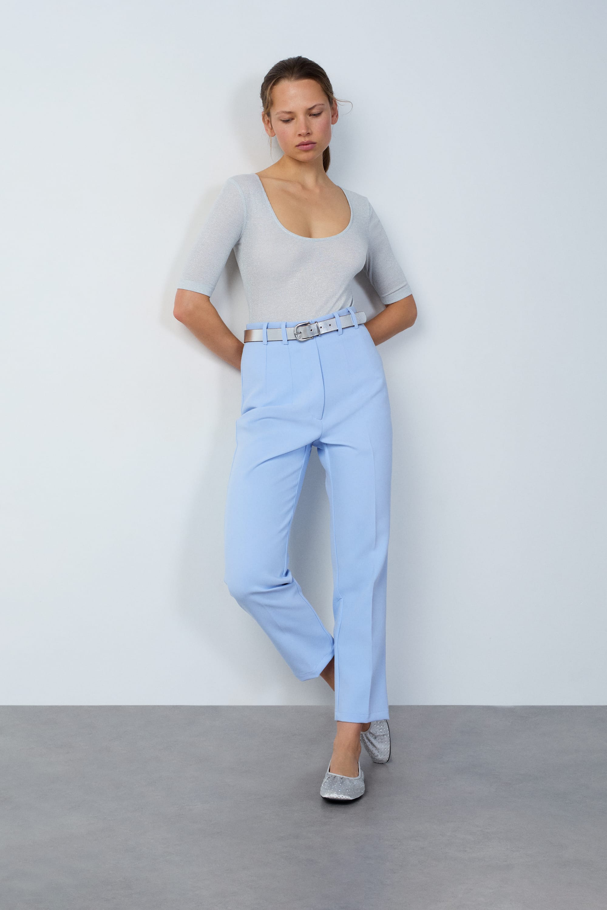 Pantalon coupe cigarette