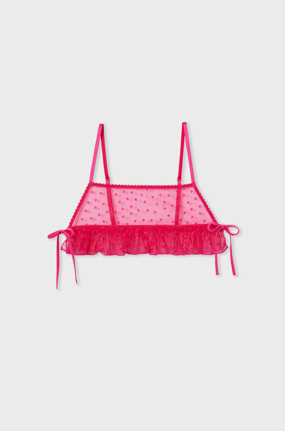 Sujetador sin aros y tul en forma de corazón;${refinementColor}