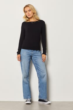 Boat Neck Sweater;${refinementColor}