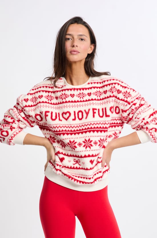 Sweatshirt à motifs;${refinementColor}