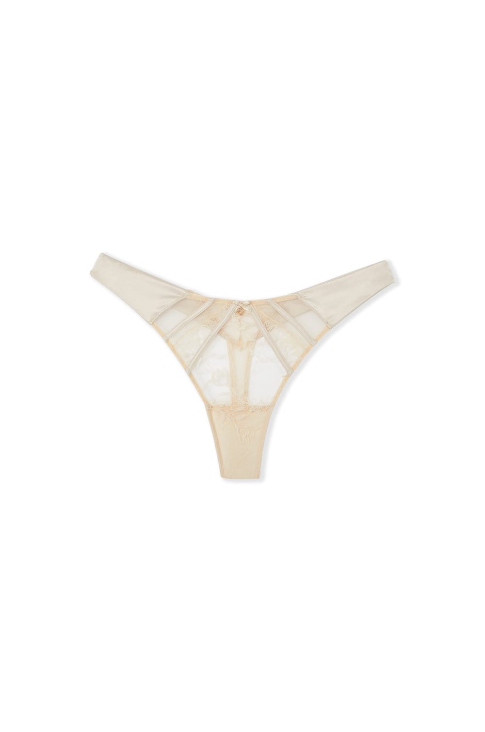 Lace and Satin Thong;${refinementColor}