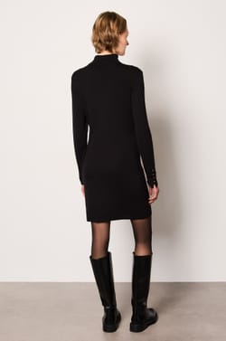 Turtleneck Sweater Dress;${refinementColor}