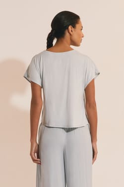 Top de pyjama satin&eacute;;${refinementColor}