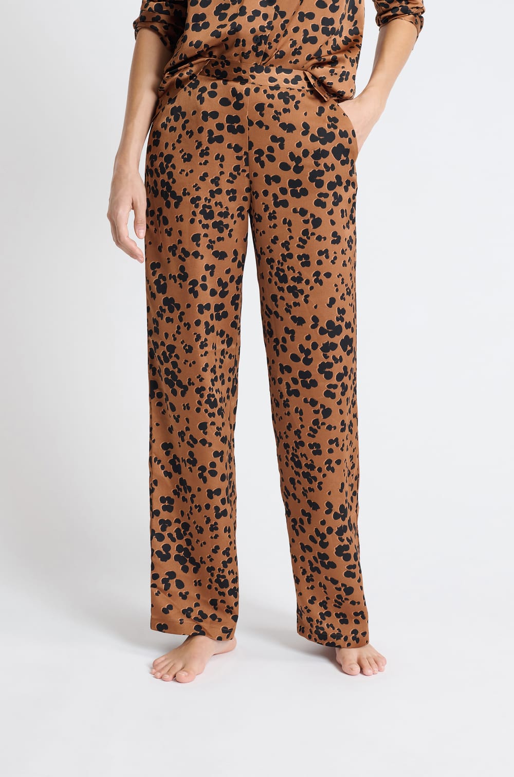 Pantalon de pyjama à imprimés;${refinementColor}