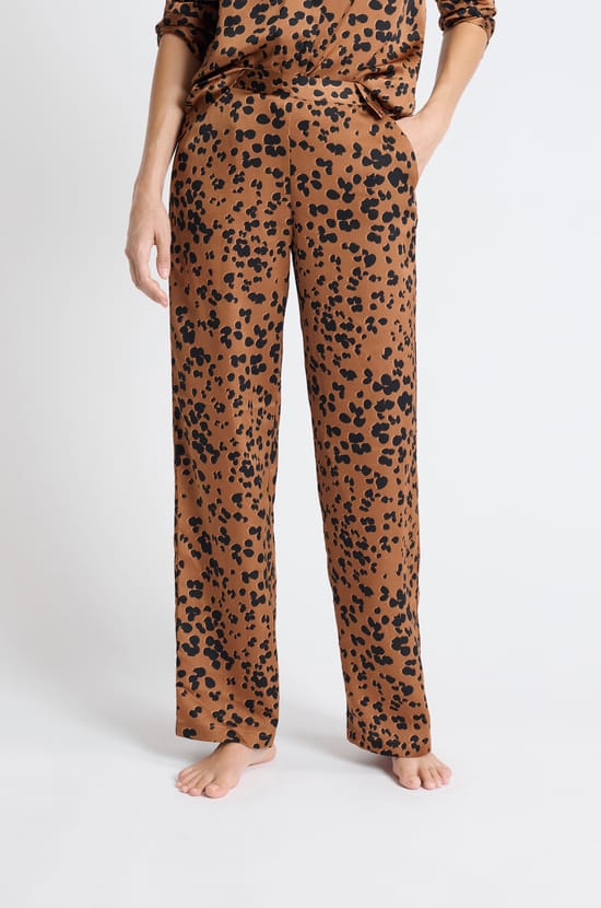 Pantalon de pyjama à imprimés;${refinementColor}