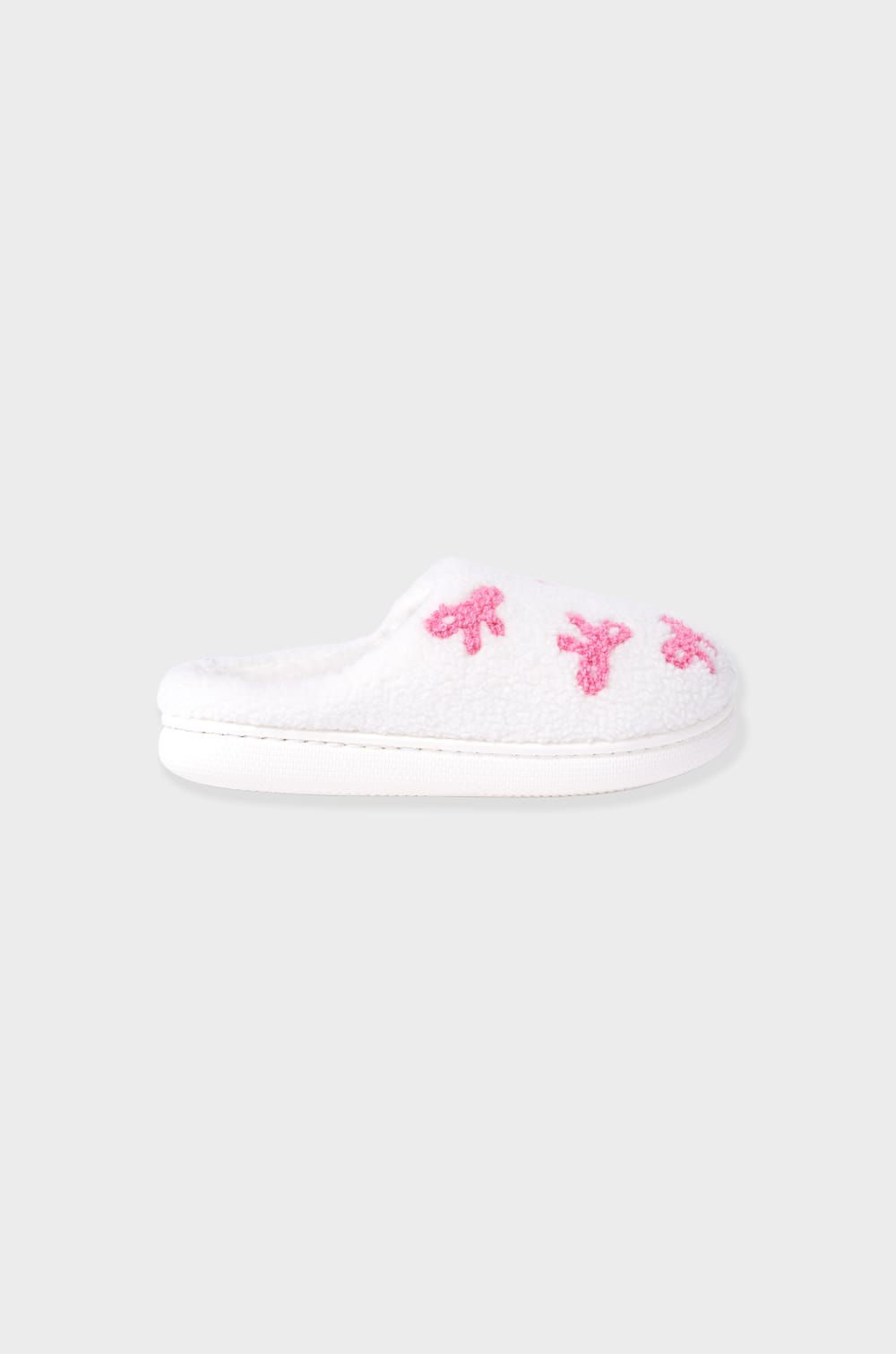Chaussons à motifs en fausse fourrure;${refinementColor}