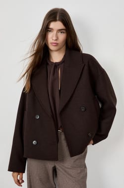 Short Peacoat;${refinementColor}