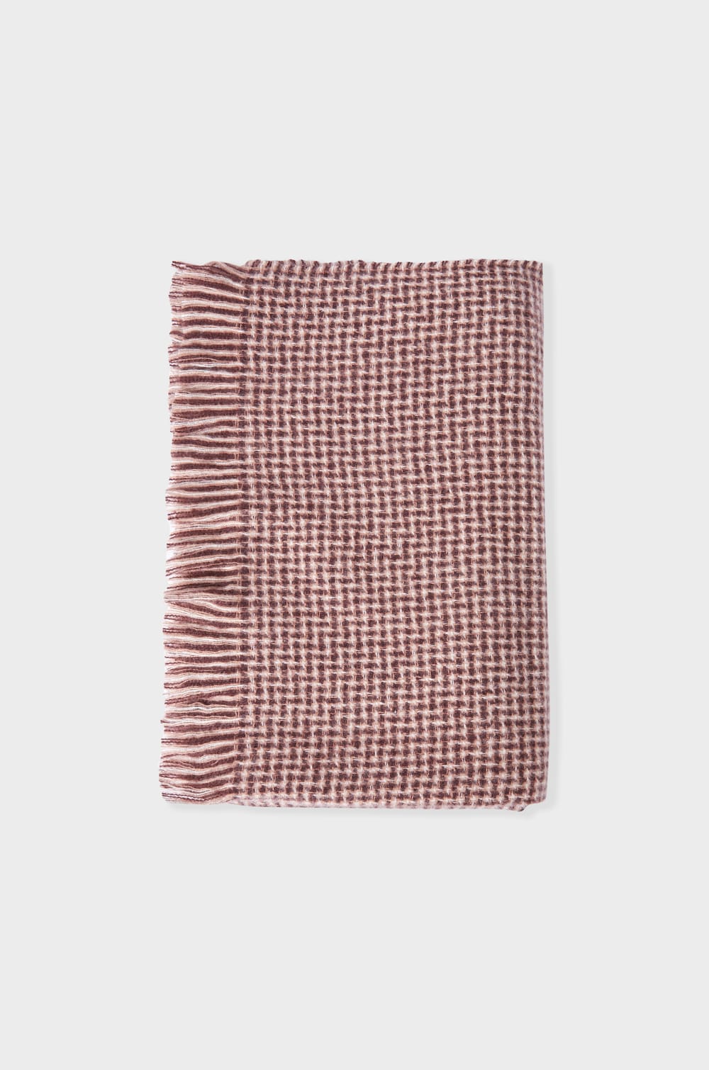 Écharpe à motif pied-de-poule;${refinementColor}