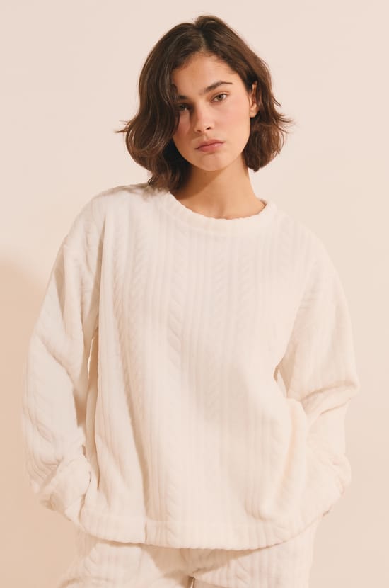 Pull col rond avec motifs;${refinementColor}