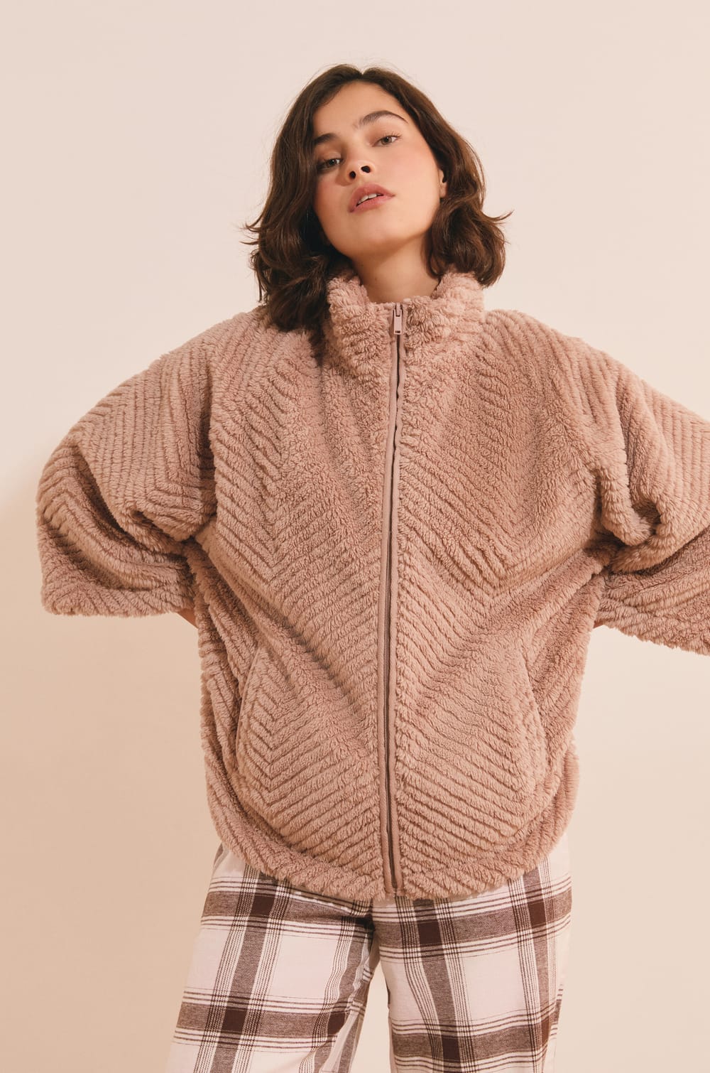 Veste manches 3/4;${refinementColor}