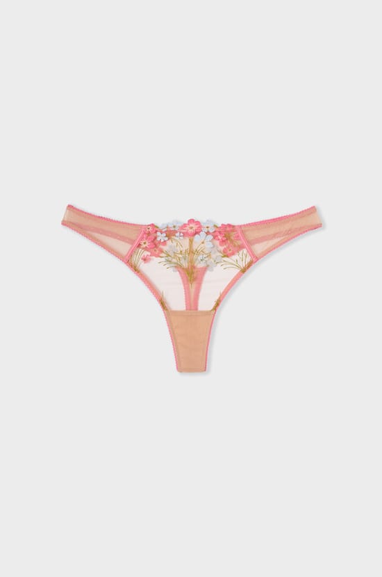 Embroidered Thong;${refinementColor}