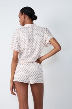 Short de pyjama imprimé;${refinementColor}