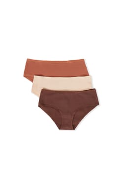 Lot de 3 shorties en coton;${refinementColor}