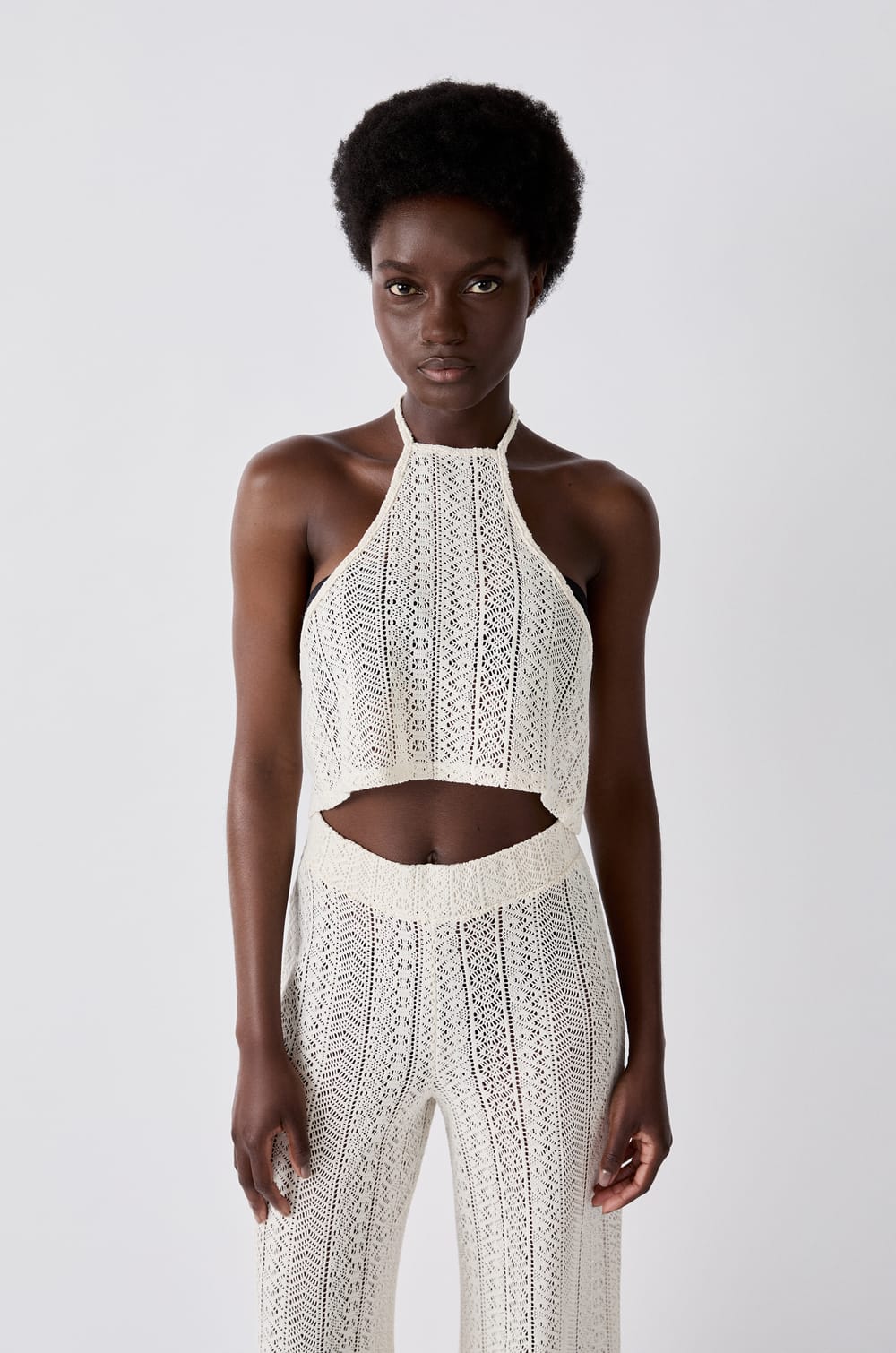 Crochet Backless Top;${refinementColor}