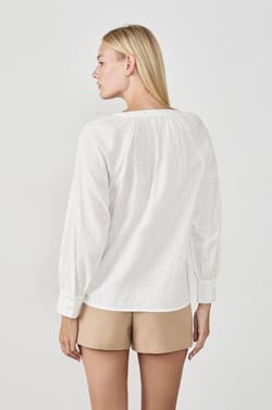Long-sleeved blouse;${refinementColor}