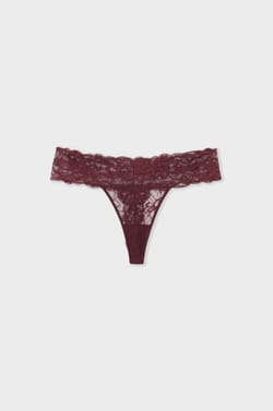 Lace Thong;${refinementColor}