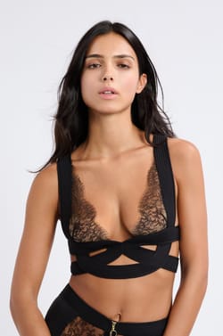 Lace Bustier Bralette;${refinementColor}
