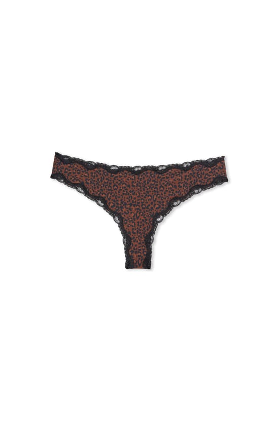 Tanga avec d&eacute;tails dentelle;${refinementColor}