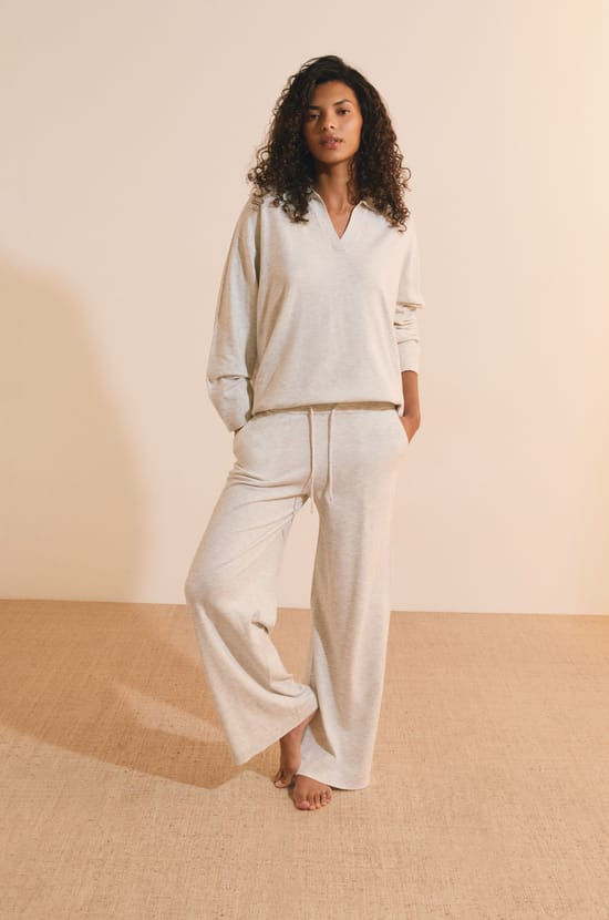 Pantalon de pyjama large;${refinementColor}