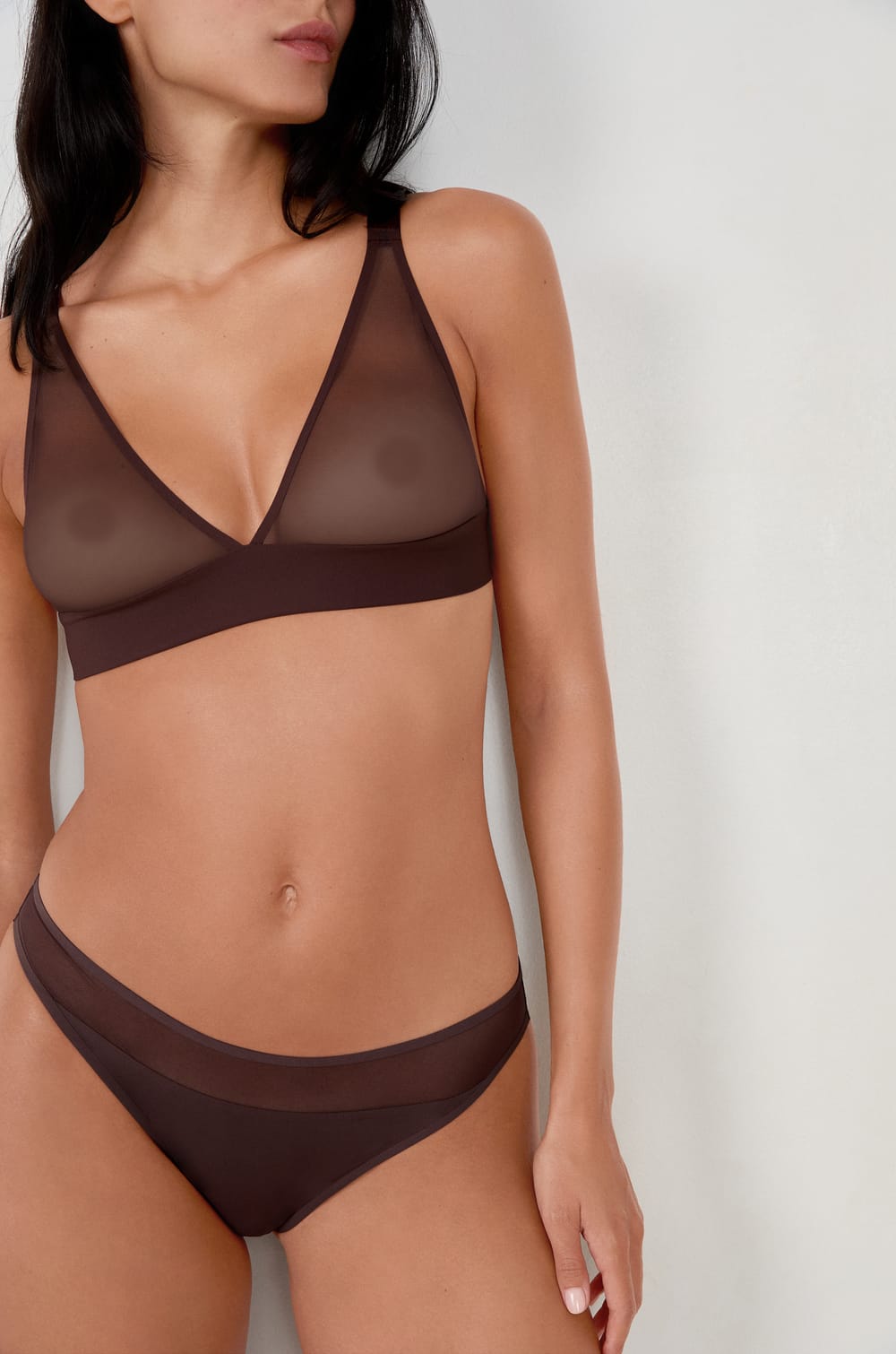 Culotte transparente en tulle;${refinementColor}