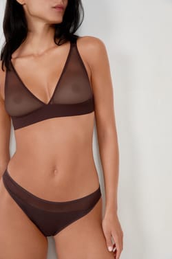 Culotte transparente en tulle;${refinementColor}