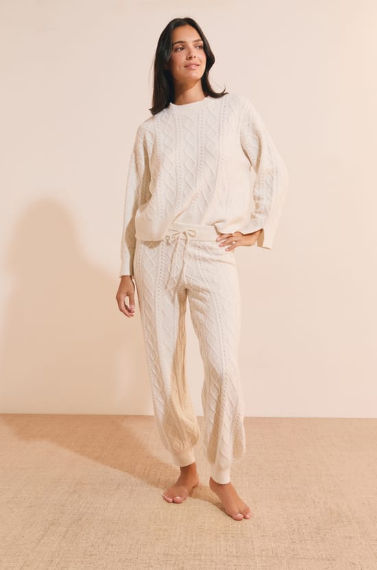 Pantalon en maille;${refinementColor}
