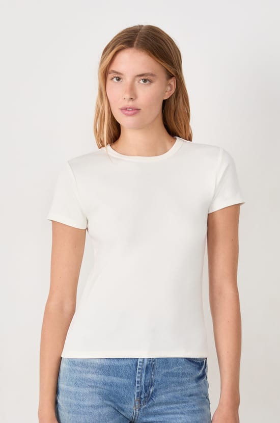 Short-sleeved cotton T-shirt;${refinementColor}