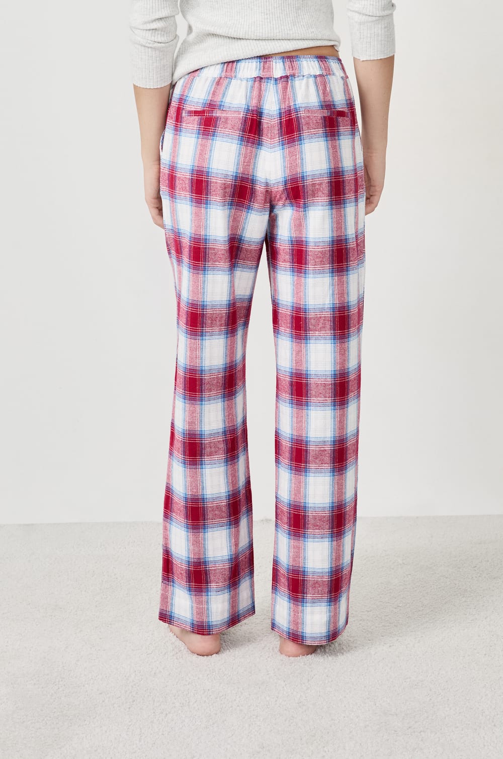 Pantalon de pyjama à carreaux;${refinementColor}